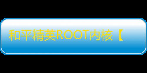 和平精英ROOT内核【koyomi内核暑假特惠】外挂